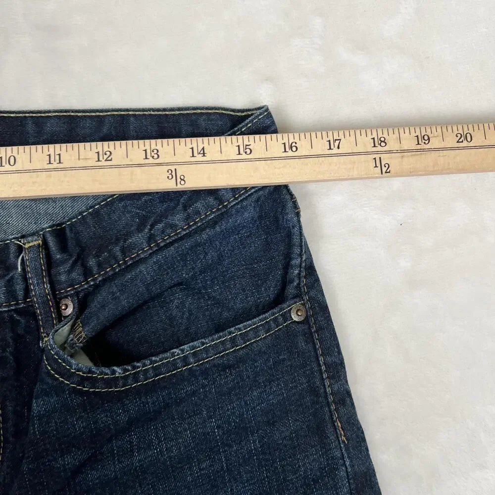Levi's 559 Jeans Mens 31x34 Blue Relaxed Straight Denim Dark Wash Pants